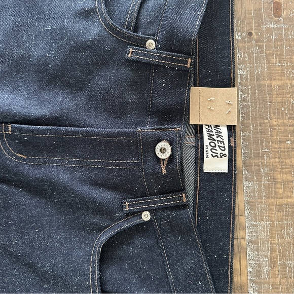 Naked & Famous Super Guy - Recycled Kimono Weft Selvedge Jeans - Picture 8 of 9